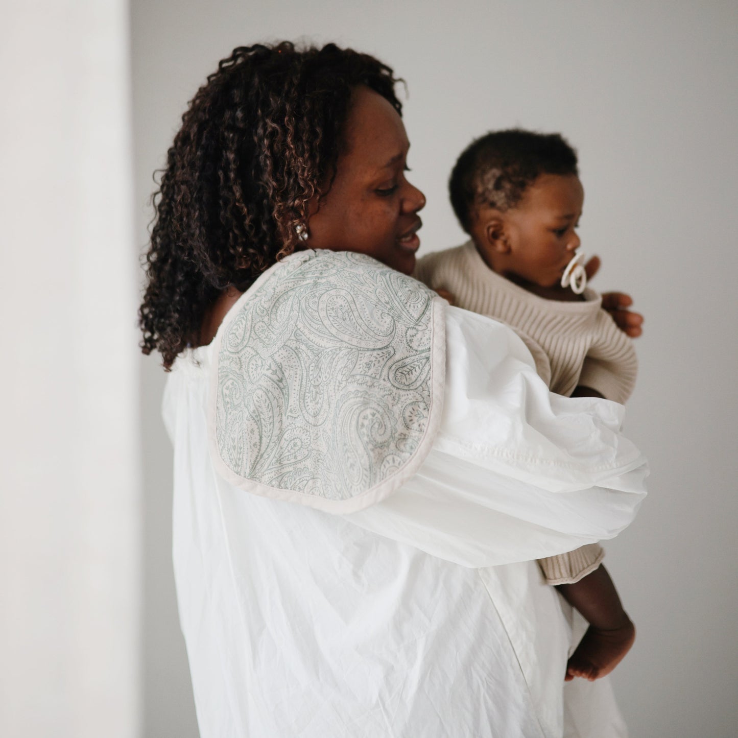 Organic Cotton Muslin Burp Cloth 2-Pack - Babies in Bloom