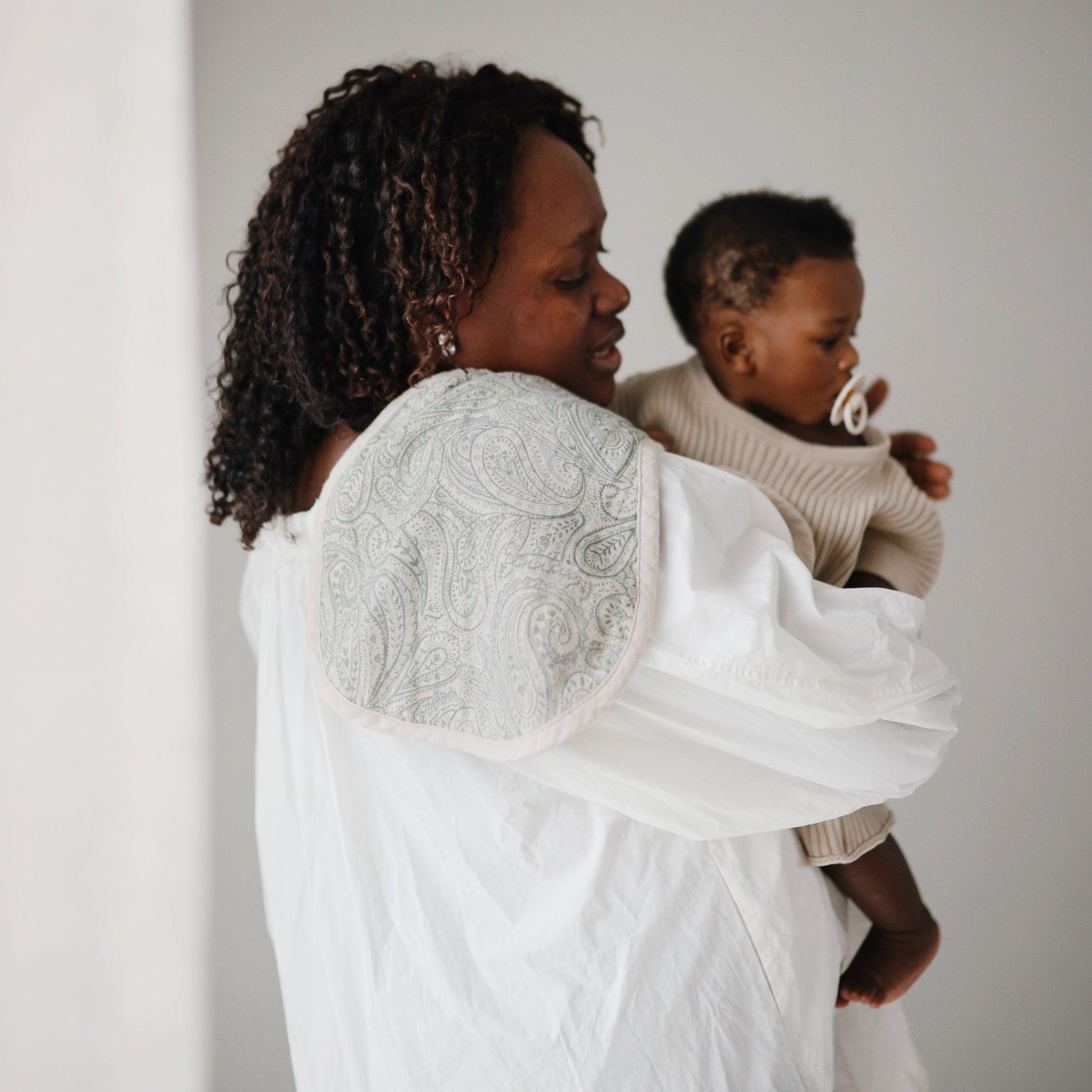 Organic Cotton Muslin Burp Cloth 2-Pack - Babies in Bloom