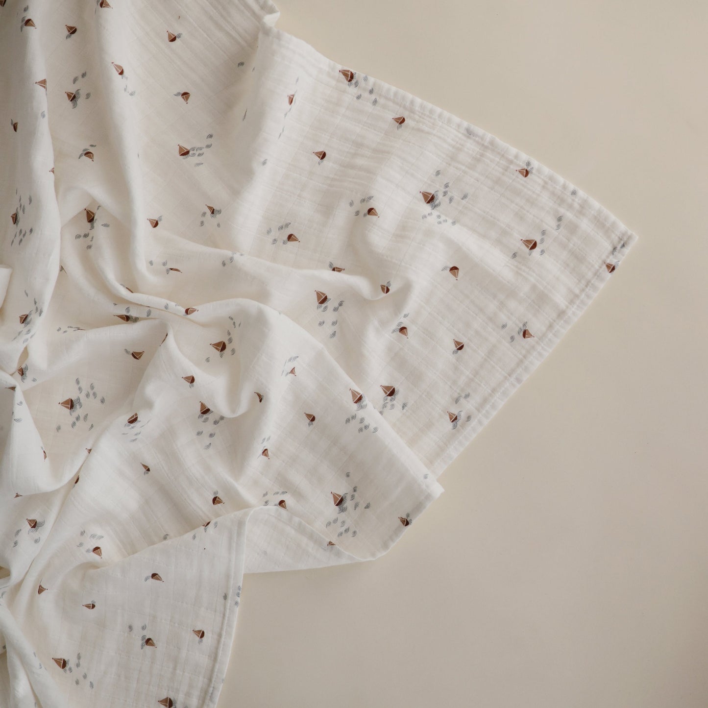 Organic Cotton Muslin Swaddle Blanket - Babies in Bloom