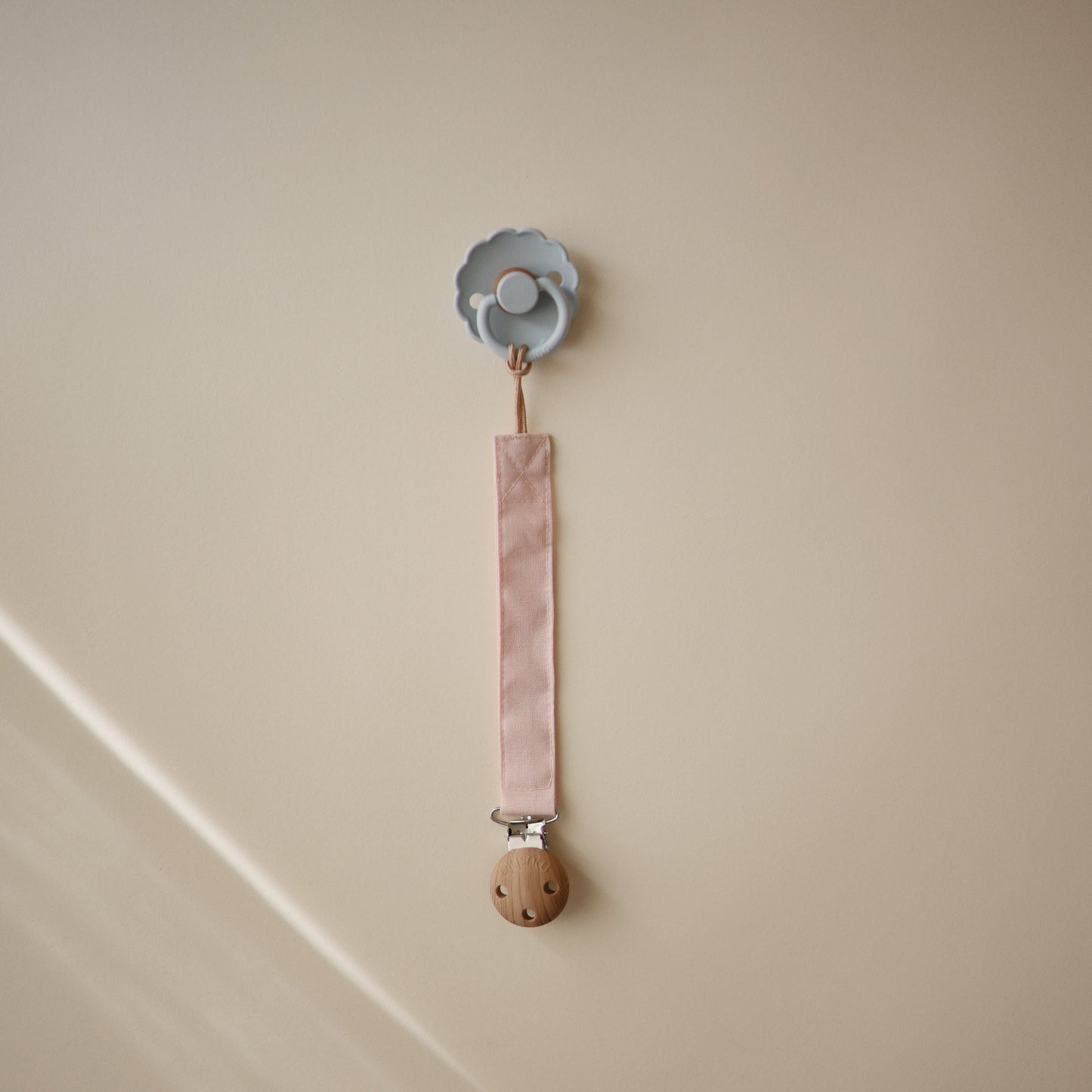 Linen Pacifier Clip 2-Pack - Babies in Bloom