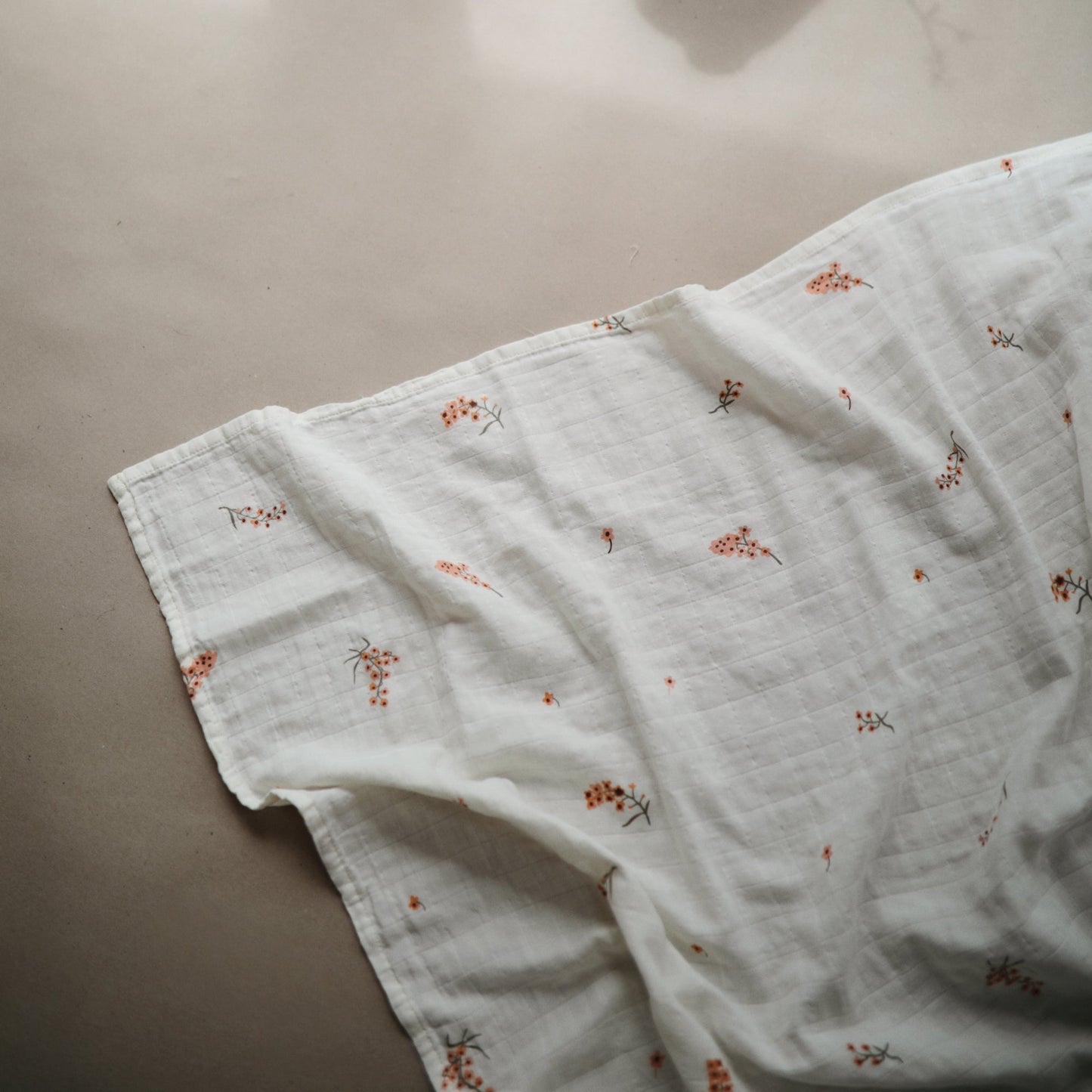Organic Cotton Muslin Swaddle Blanket - Babies in Bloom