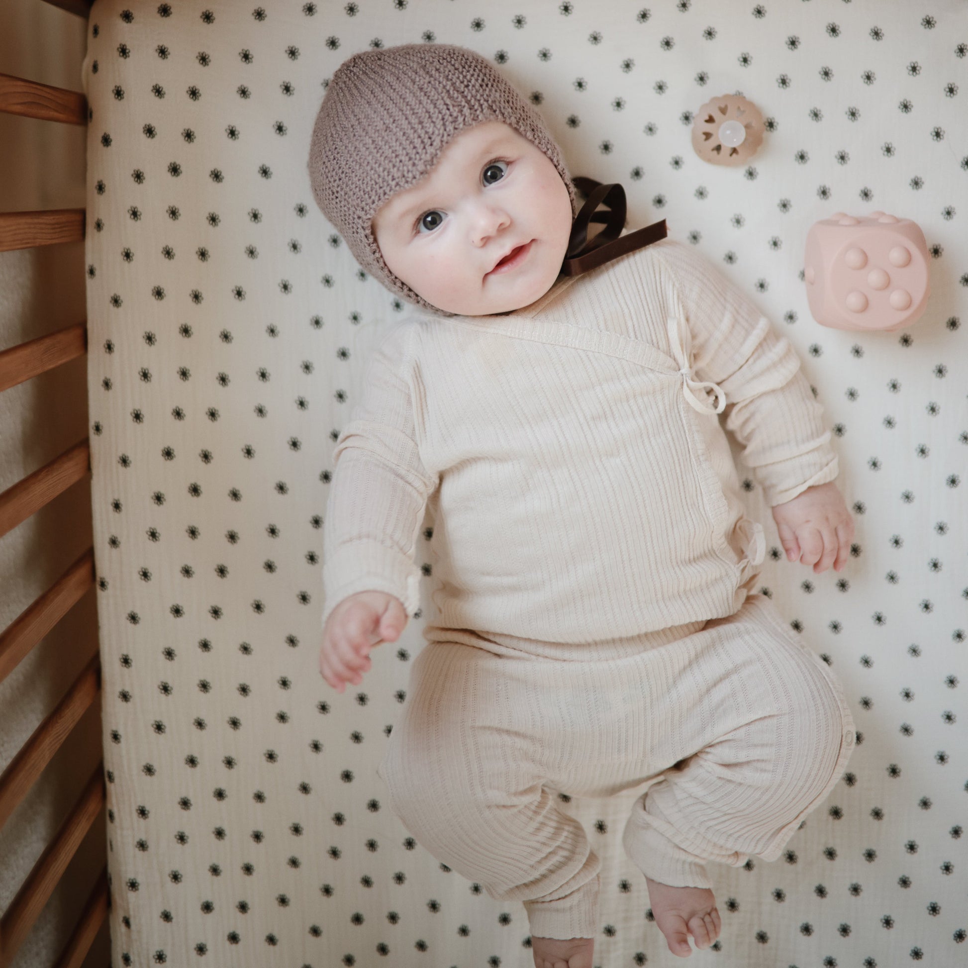 Mini Muslin Crib Sheet - Babies in Bloom