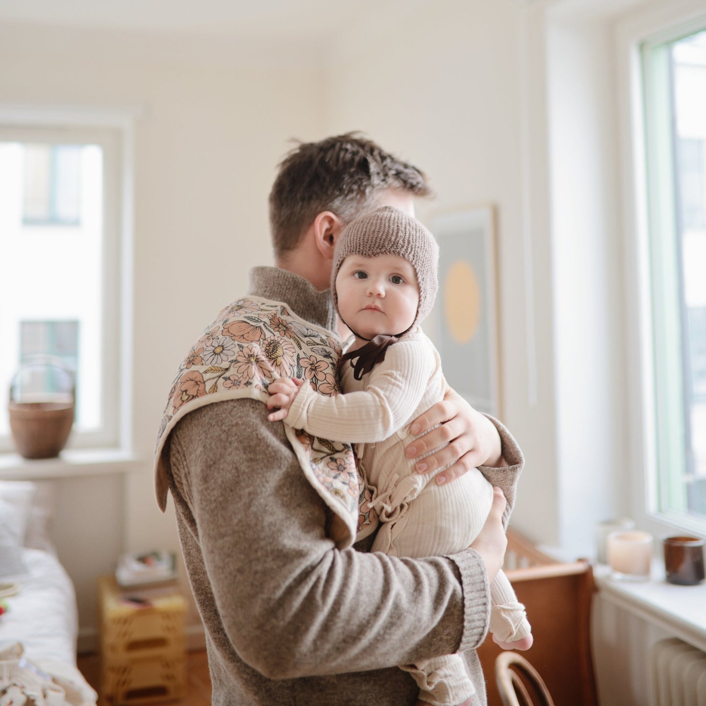 Organic Cotton Muslin Burp Cloth 2-Pack - Babies in Bloom