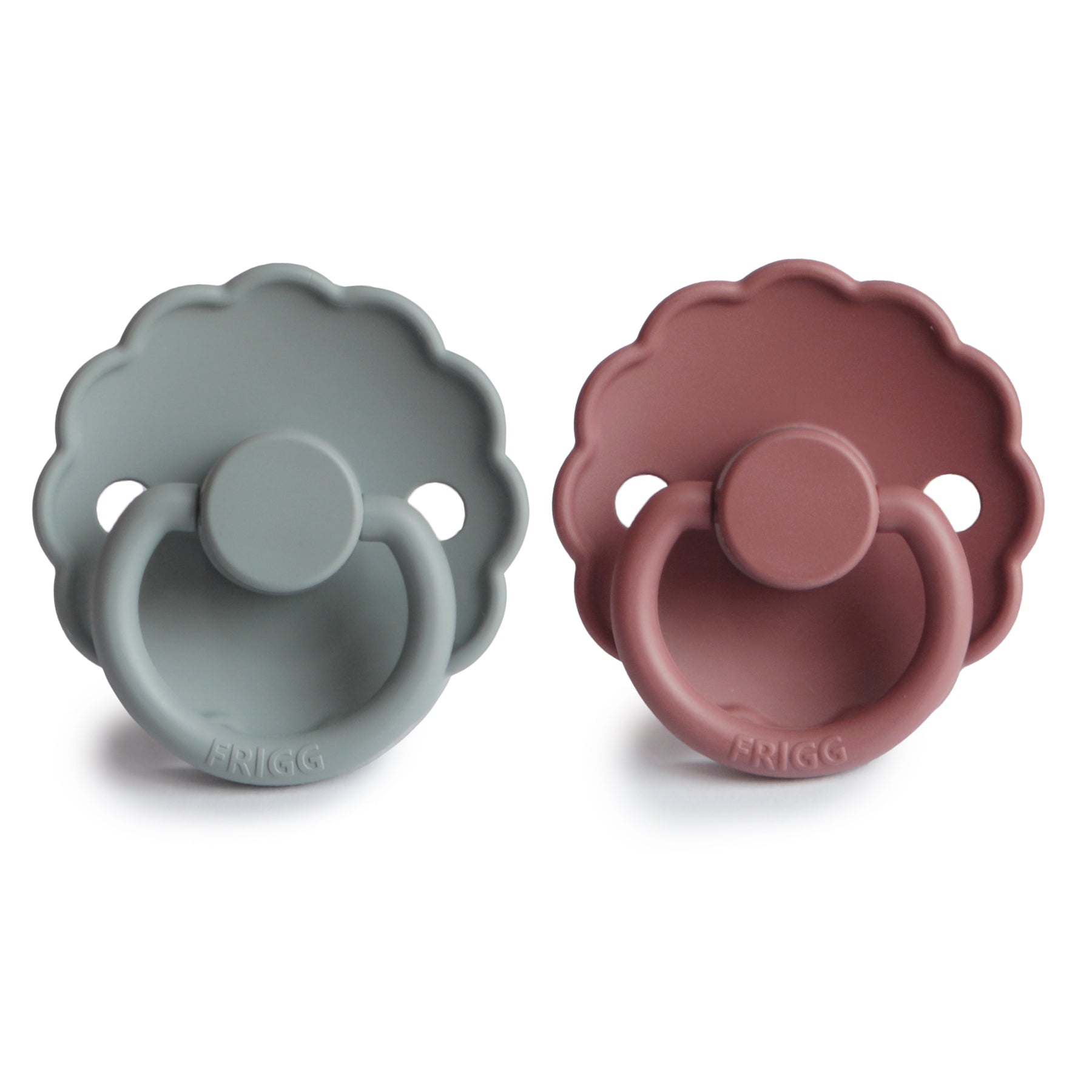 FRIGG Daisy Silicone Pacifier 2-Pack - Babies in Bloom
