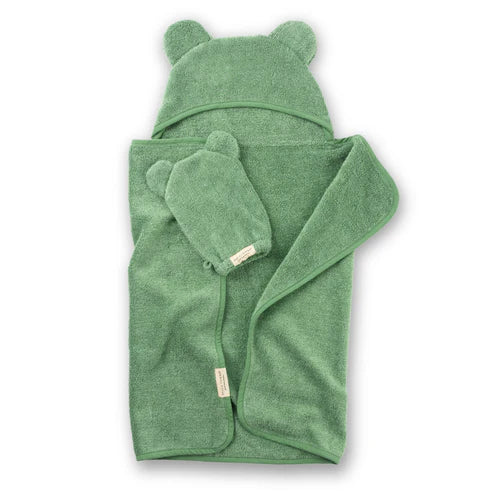 Bella Tunno Hooded Towel + Wash Mitt Sets