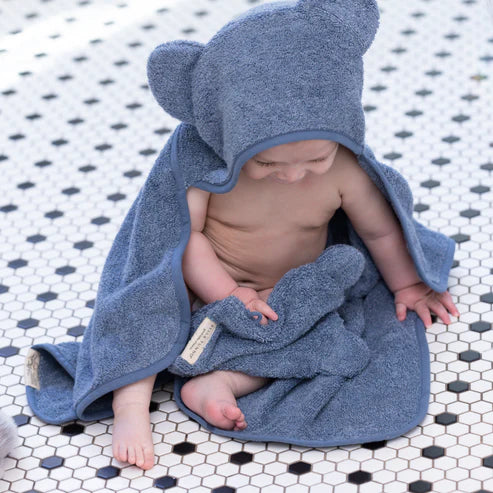 Bella Tunno Hooded Towel + Wash Mitt Sets