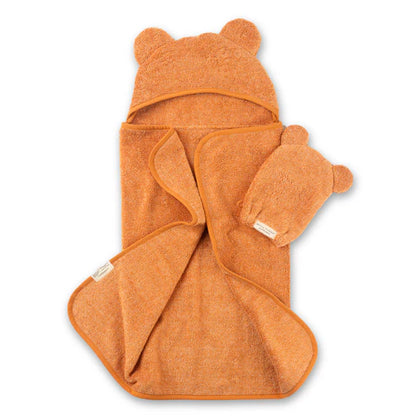 Bella Tunno Hooded Towel + Wash Mitt Sets