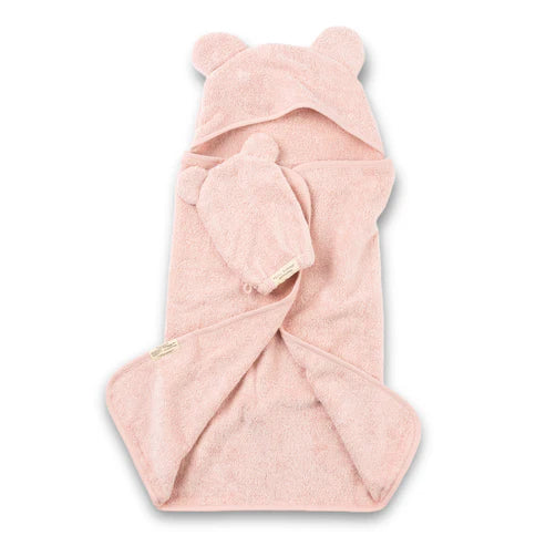 Bella Tunno Hooded Towel + Wash Mitt Sets