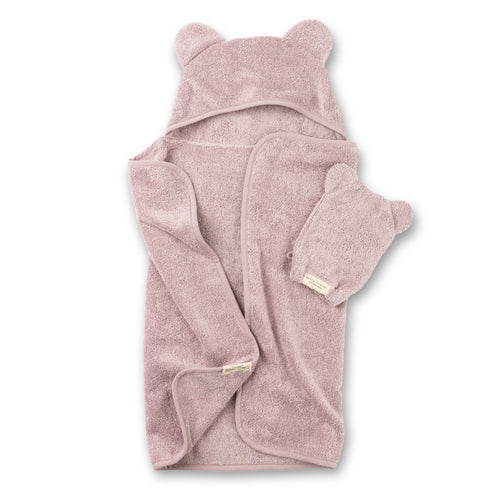 Bella Tunno Hooded Towel + Wash Mitt Sets