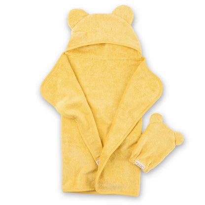 Bella Tunno Hooded Towel + Wash Mitt Sets