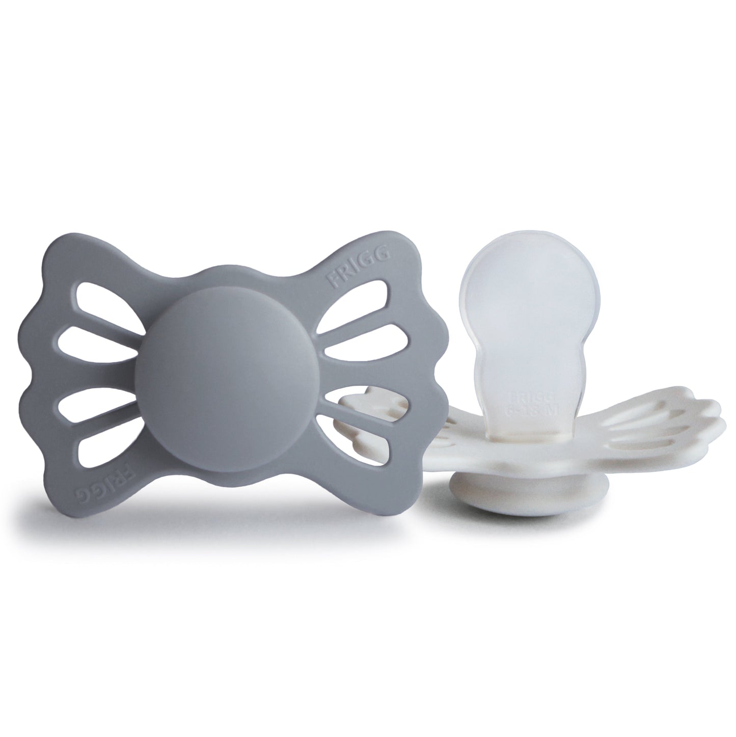 FRIGG Lucky Symmetrical Silicone Pacifier 2-Pack (6-18 Months) - Babies in Bloom