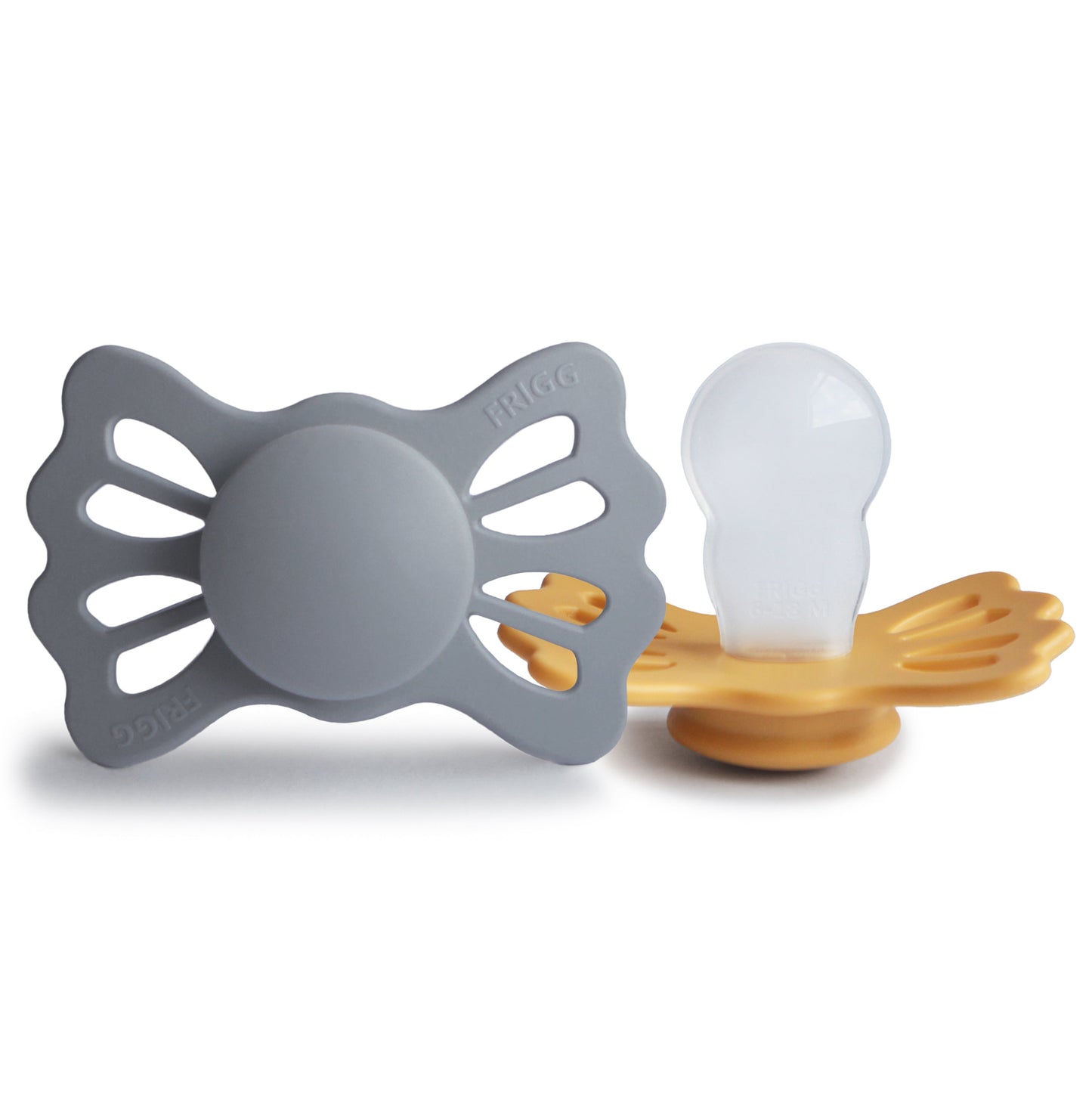 FRIGG Lucky Symmetrical Silicone Pacifier 2-Pack (6-18 Months) - Babies in Bloom