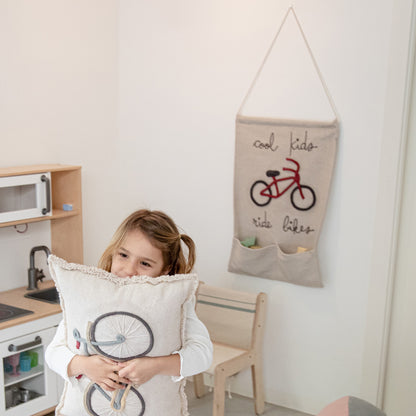 Wall Pocket Hanging Cool Kids Ride Bikes