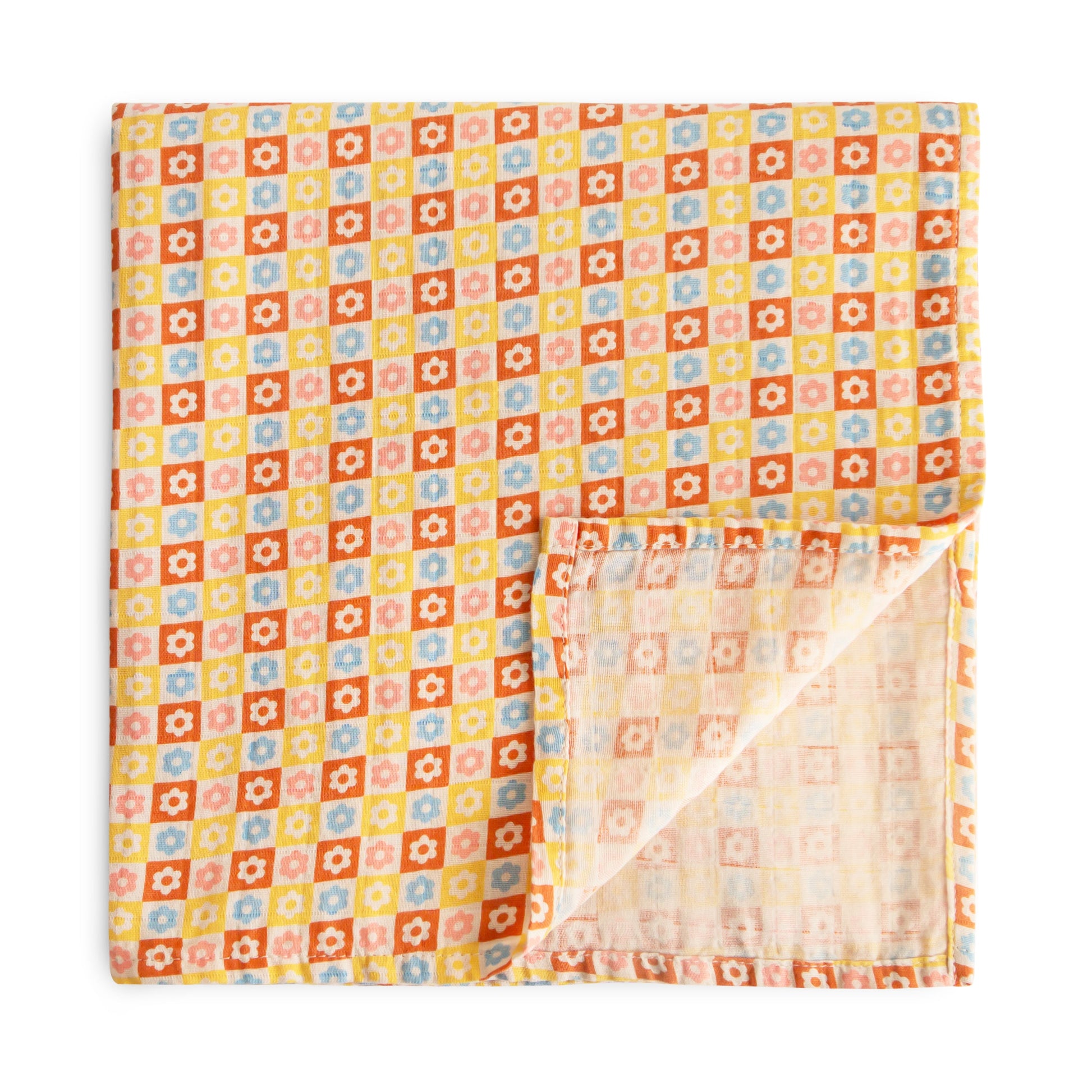 Organic Cotton Muslin Swaddle Blanket - Babies in Bloom