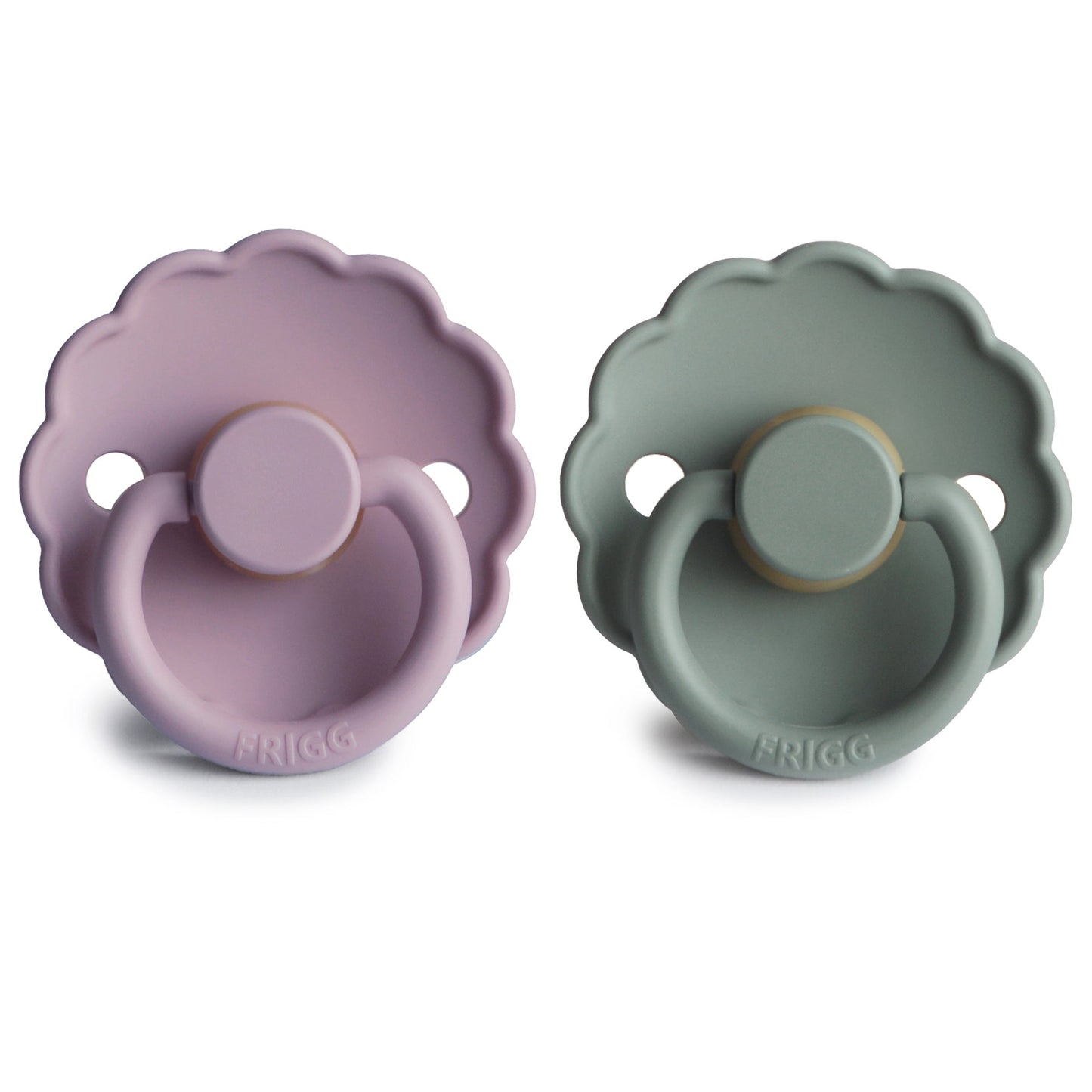 FRIGG Daisy Natural Rubber Pacifier 2-Pack - Babies in Bloom