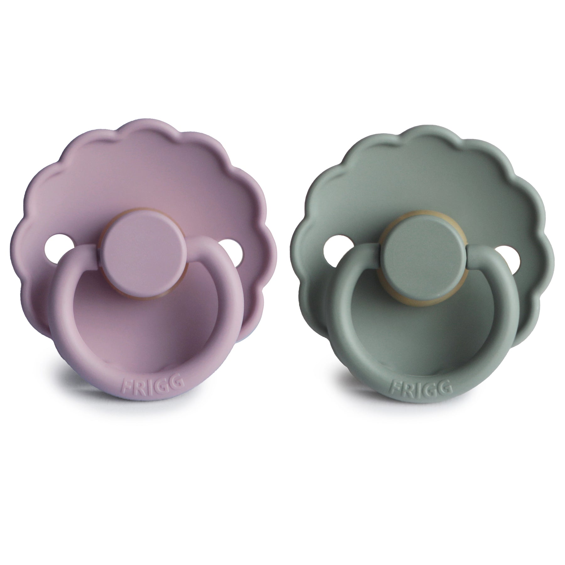 FRIGG Daisy Natural Rubber Pacifier 2-Pack - Babies in Bloom