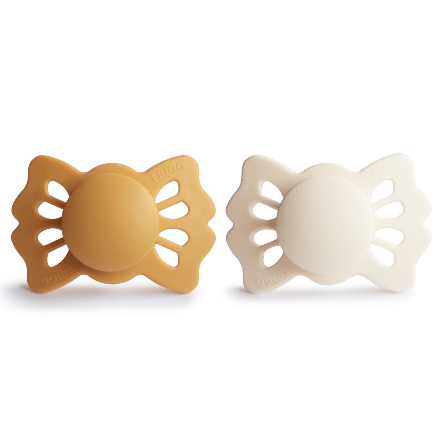 FRIGG Lucky Symmetrical Silicone Pacifier 2-Pack (0-6 Months) - Babies in Bloom