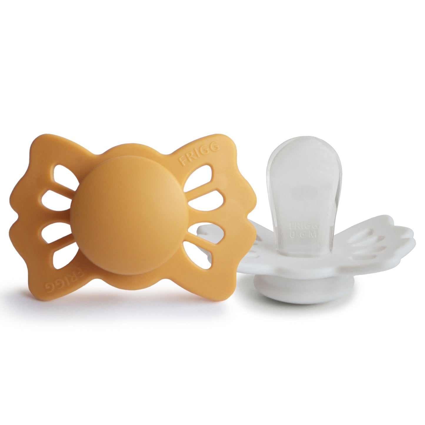 FRIGG Lucky Symmetrical Silicone Pacifier 2-Pack (0-6 Months) - Babies in Bloom