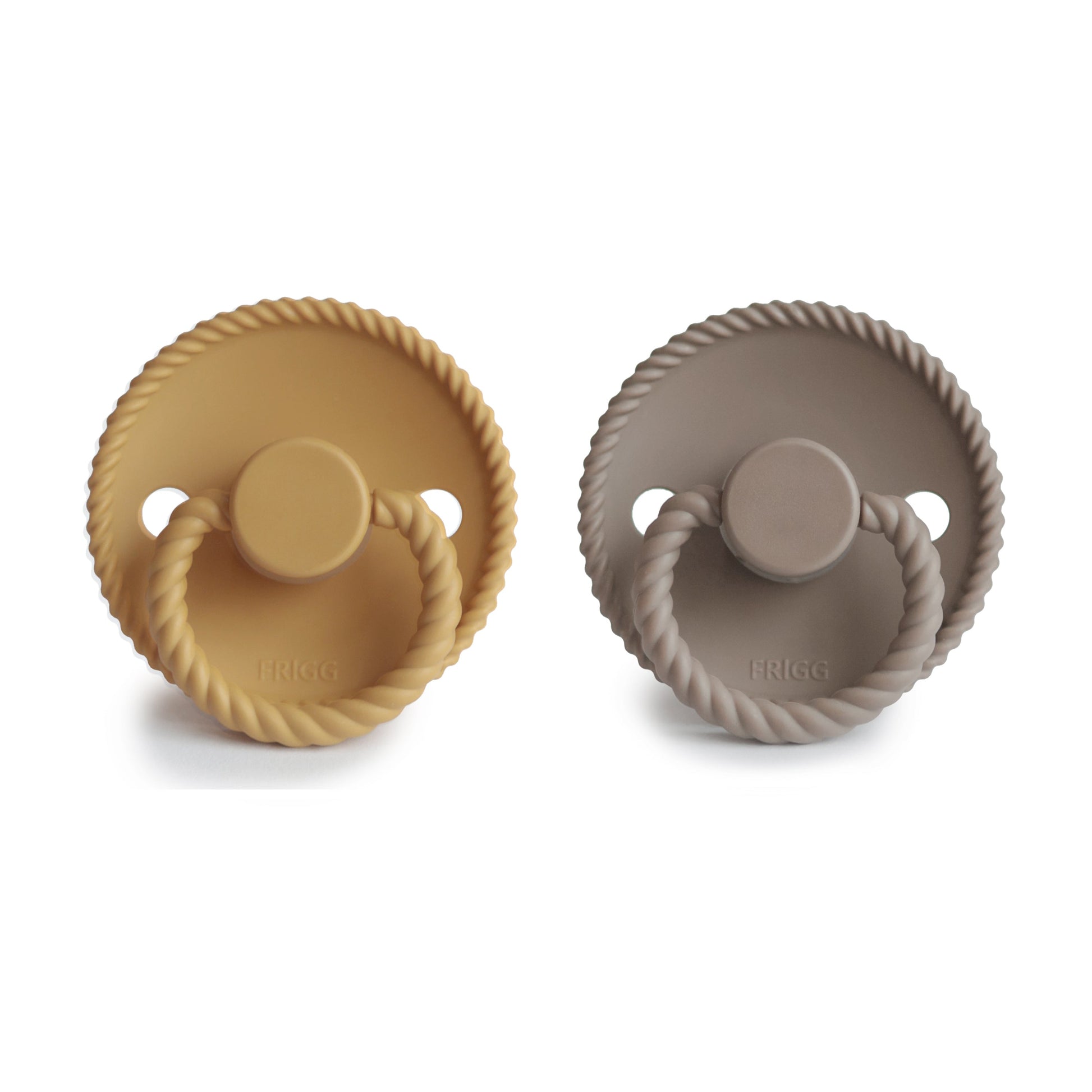 FRIGG Rope Silicone Pacifier 2-Pack - Babies in Bloom