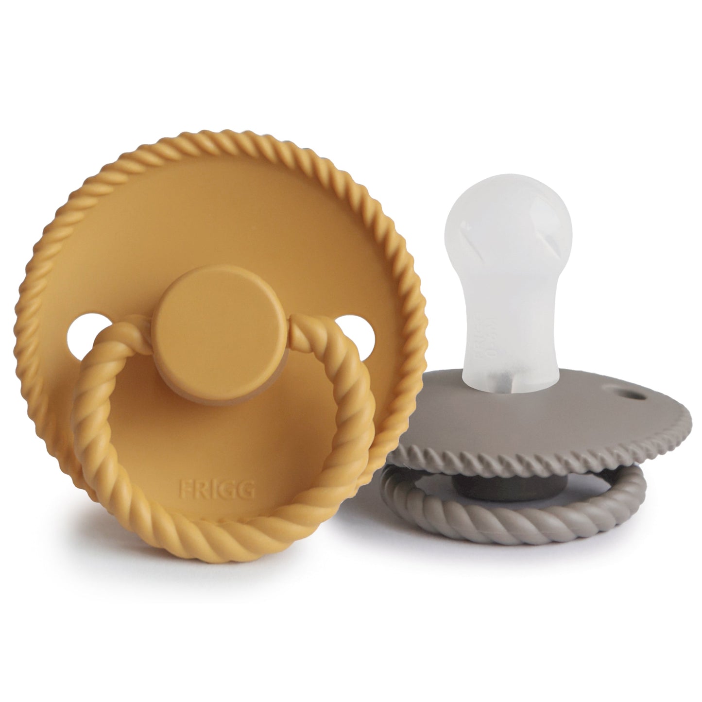 FRIGG Rope Silicone Pacifier 2-Pack - Babies in Bloom