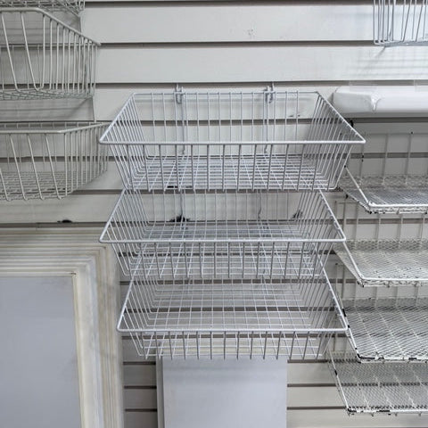 Slat Wall Shelves, Baskets, and Hooks
