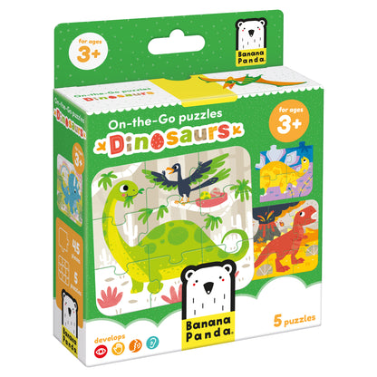 Banana Panda "Dinosaurs" On-the-Go Puzzles