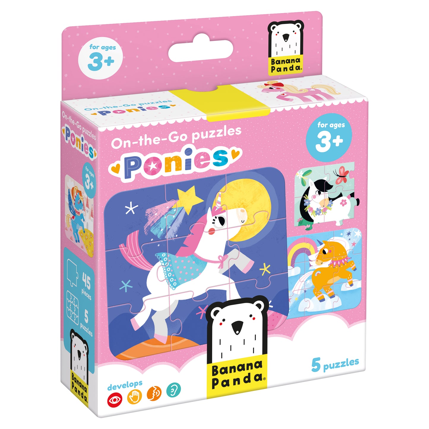 Banana Panda "Ponies" On-the-Go Puzzles