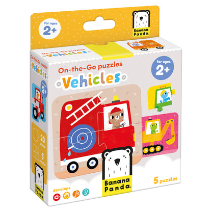 Banana Panda "Vehicles" On-the-Go Puzzles