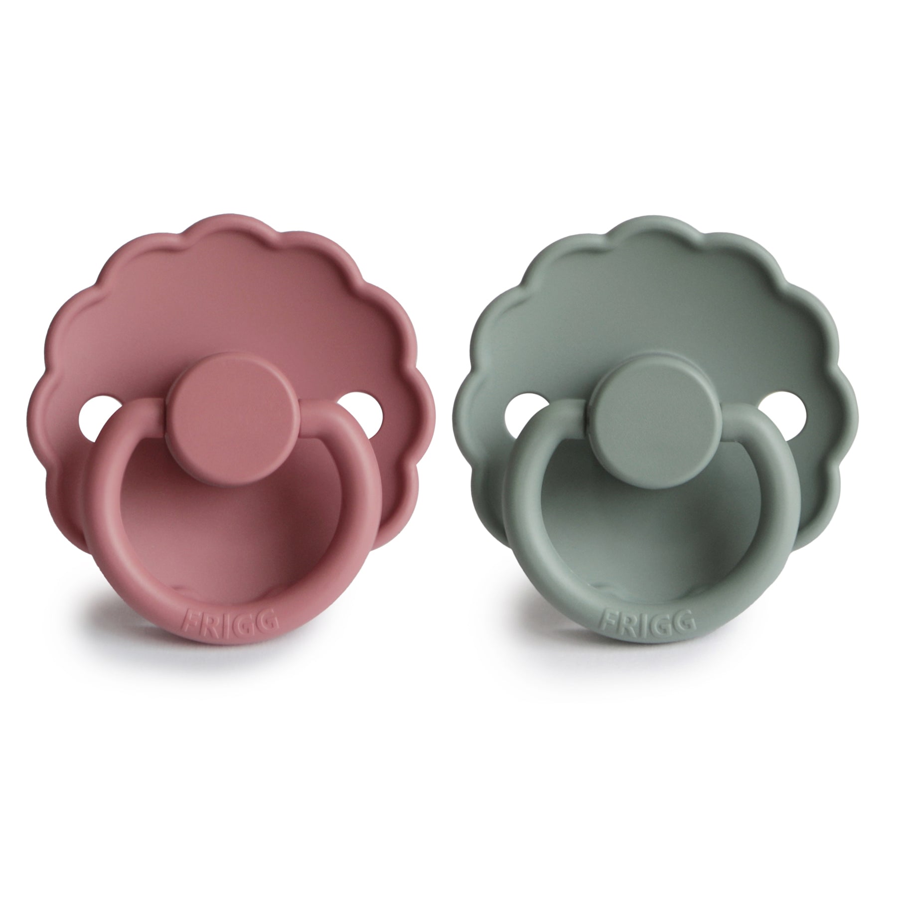 FRIGG Daisy Silicone Pacifier 2-Pack - Babies in Bloom