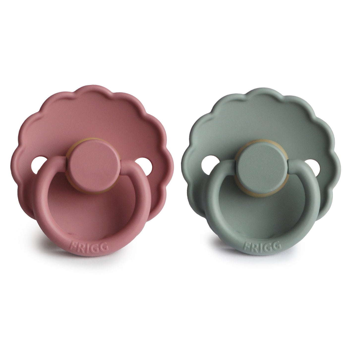 FRIGG Daisy Natural Rubber Pacifier 2-Pack - Babies in Bloom
