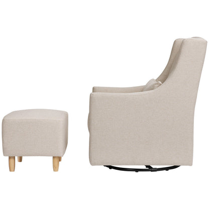 Babyletto Toco Swivel Glider + Stationary Ottoman