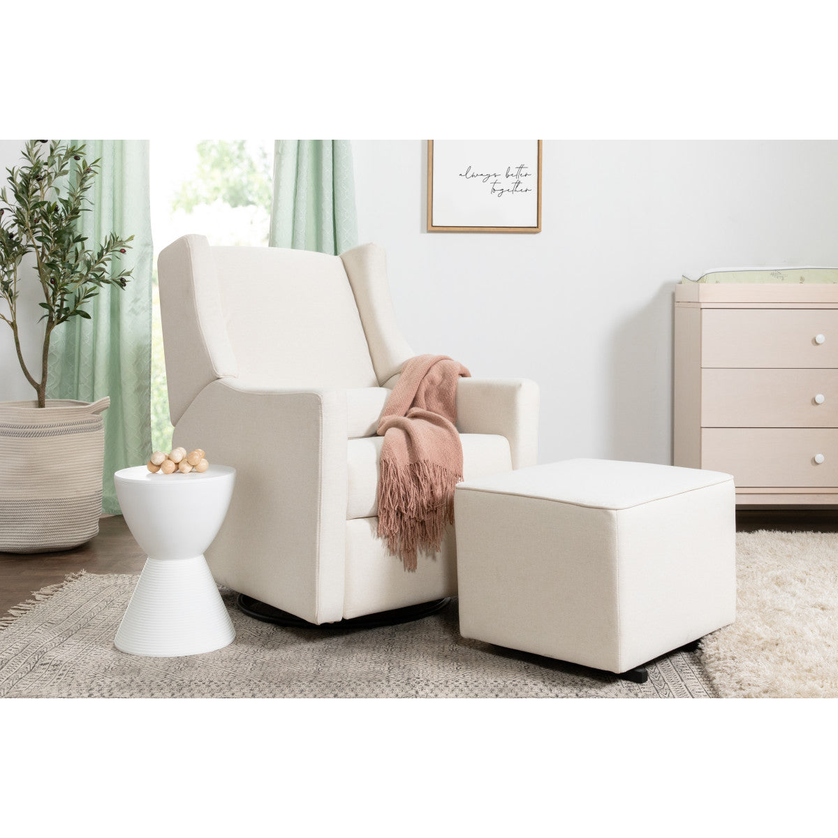 Babyletto Kiwi Electronic Recliner and Swivel Glider with USB Port