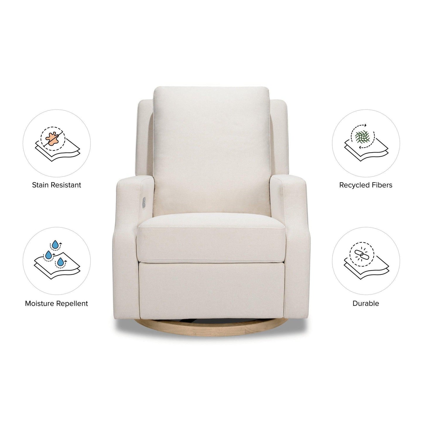 Namesake Crewe Electronic Swivel Glider Recliner