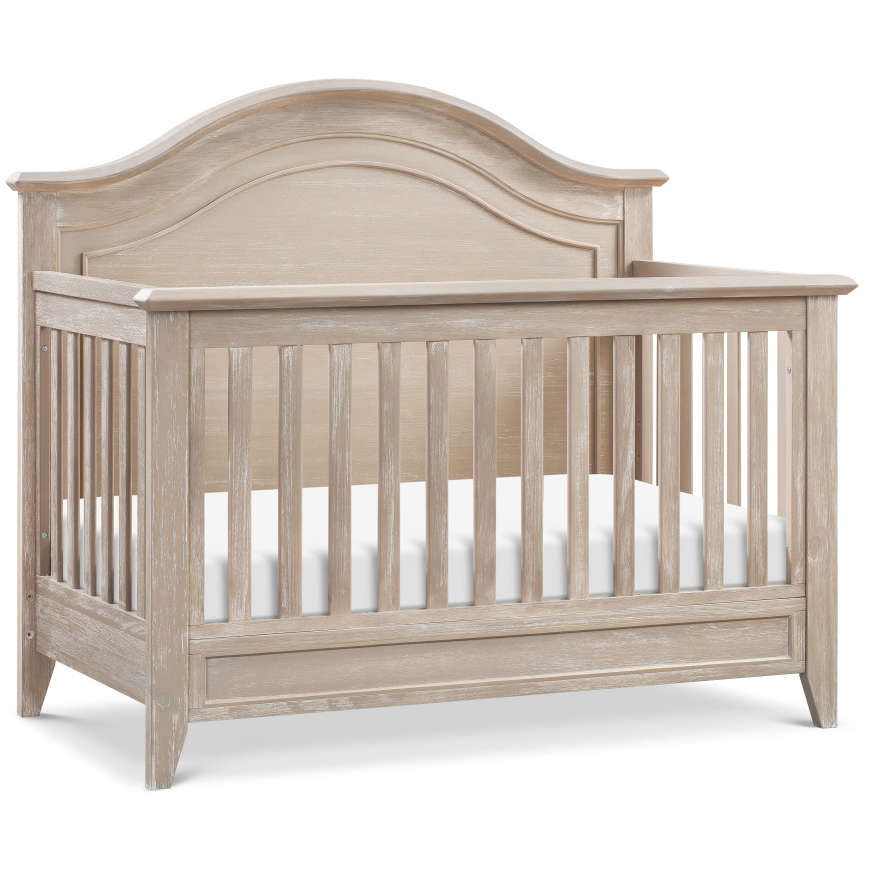 Monogram by Namesake Beckett Rustic 4-in-1 Convertible Curve-Top Crib