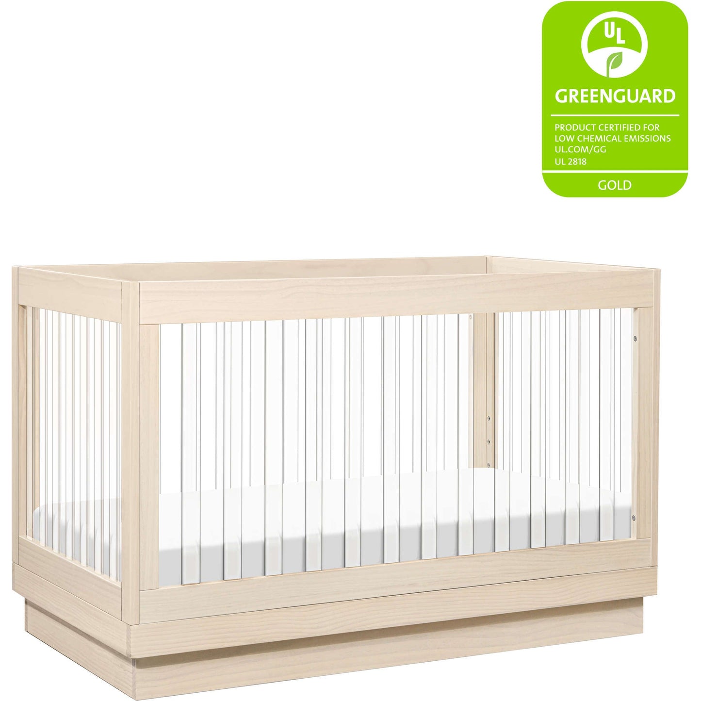 Babyletto Harlow 3-in-1 Convertible Crib with Toddler Bed Conversion Kit