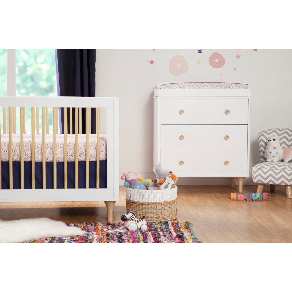 Babyletto Lolly 3-Drawer Changer Dresser with Removable Changing Tray