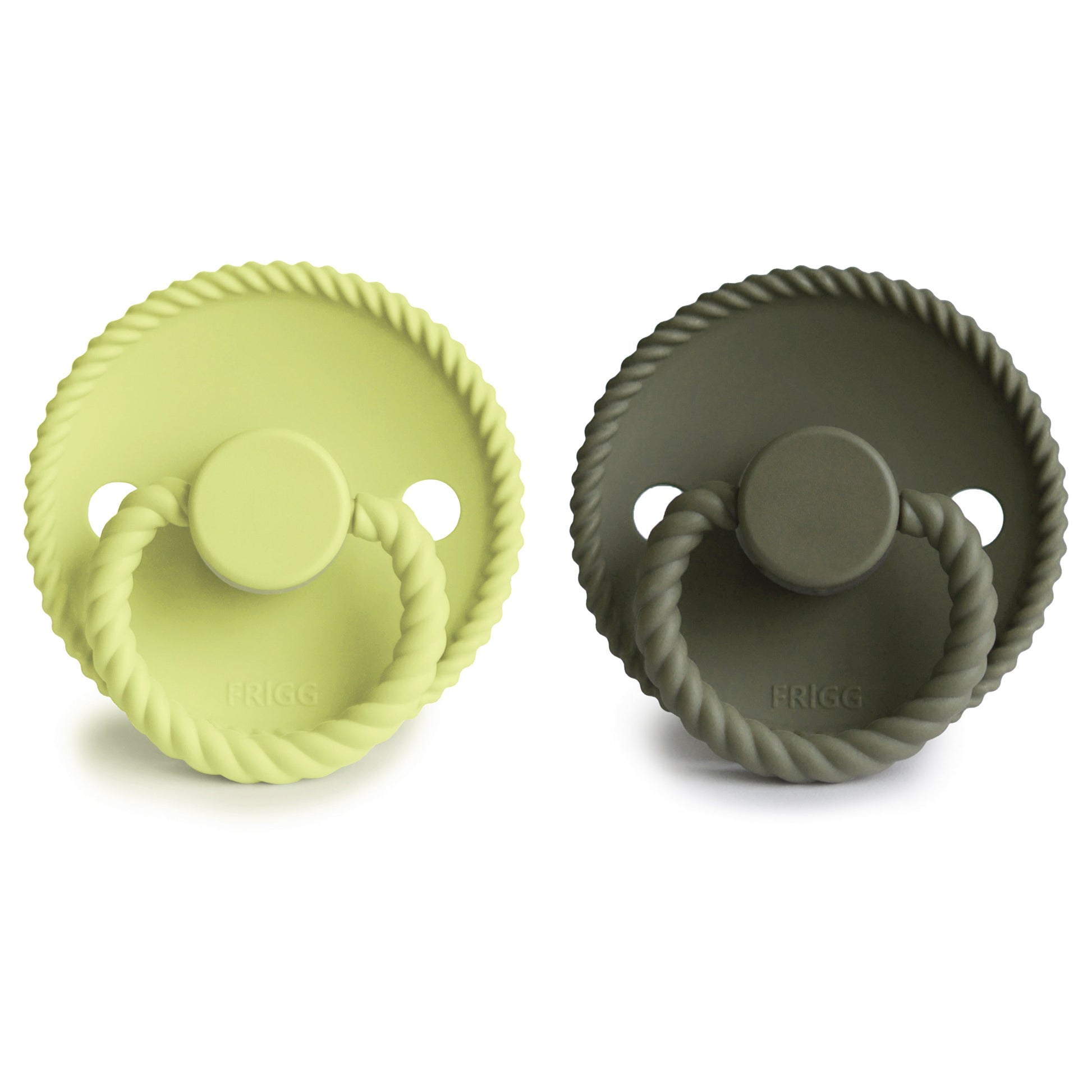 FRIGG Rope Silicone Pacifier 2-Pack - Babies in Bloom