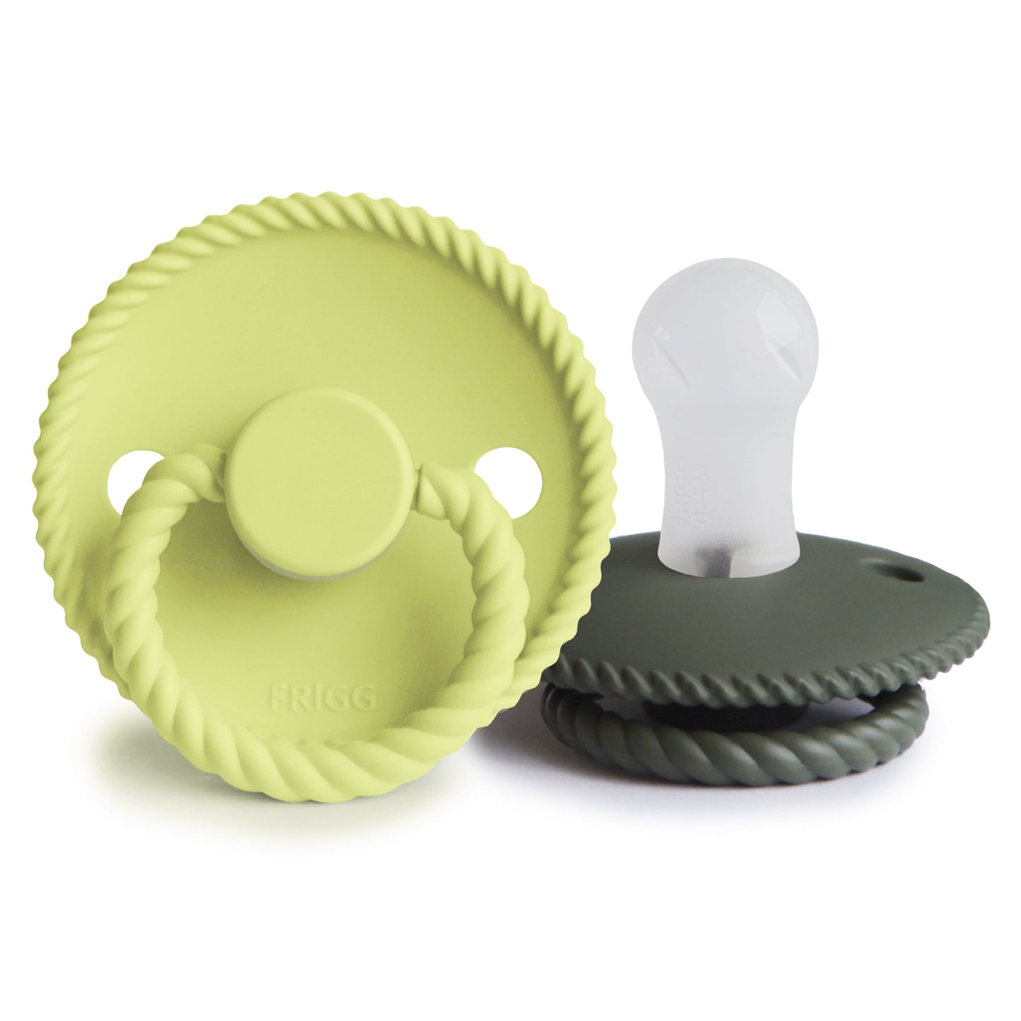 FRIGG Rope Silicone Pacifier 2-Pack - Babies in Bloom
