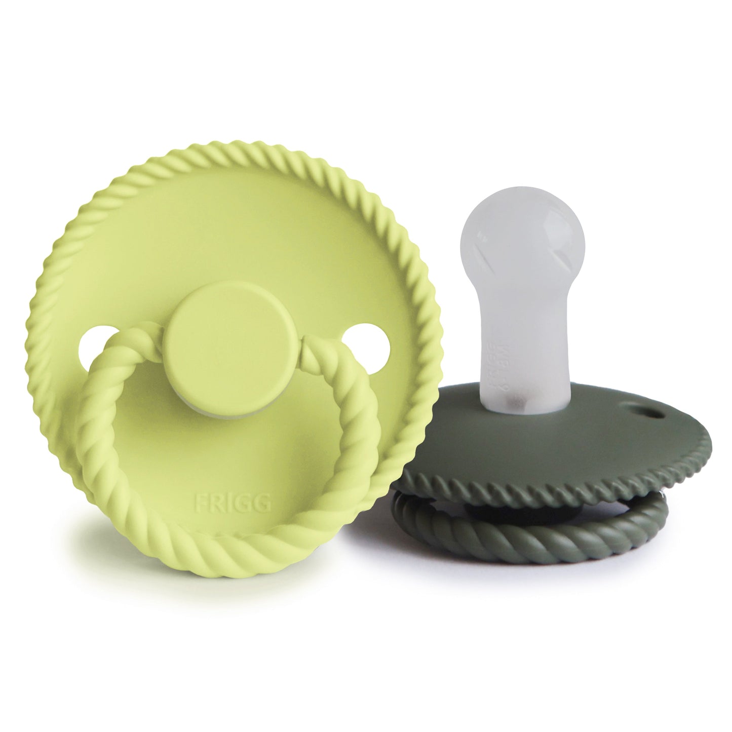 FRIGG Rope Silicone Pacifier 2-Pack - Babies in Bloom