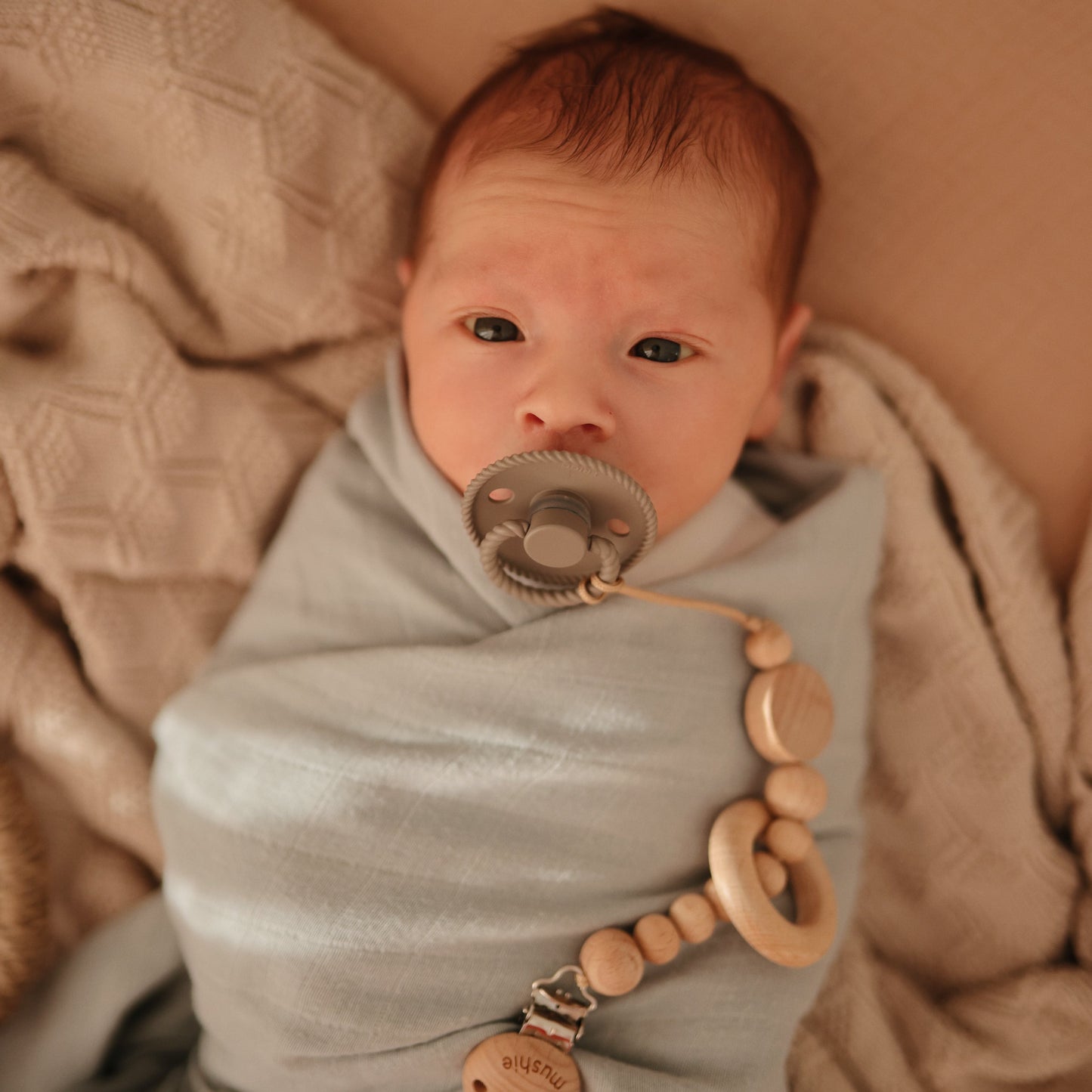 FRIGG Rope Silicone Pacifier 2-Pack - Babies in Bloom