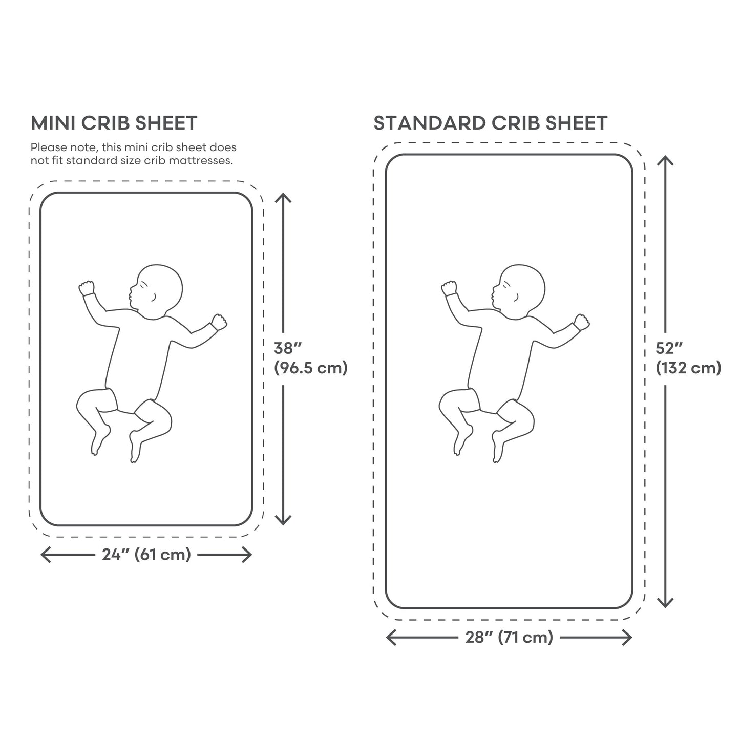 Mini Muslin Crib Sheet - Babies in Bloom
