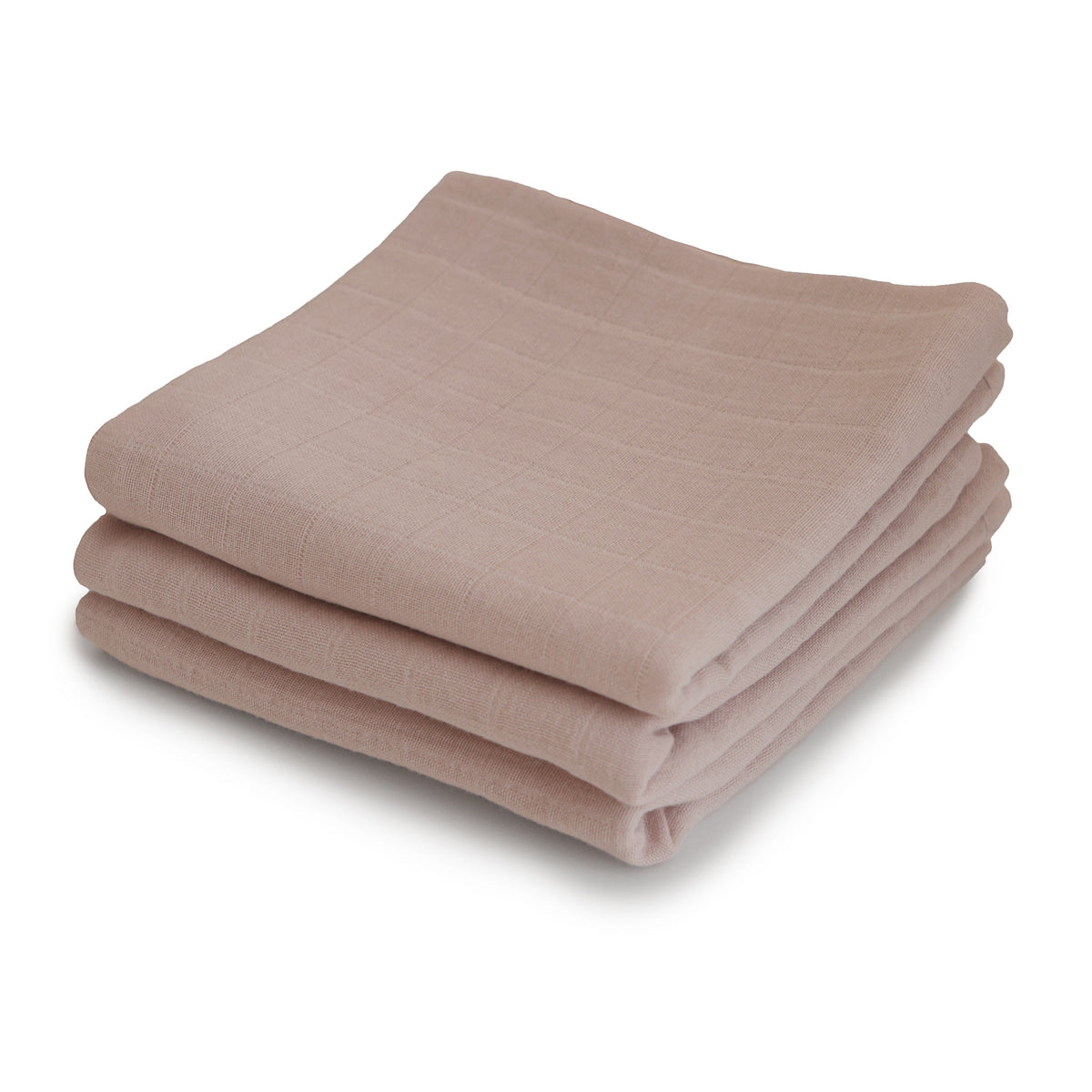 Organic Cotton Muslin Cloths 3-Pack - Babies in Bloom