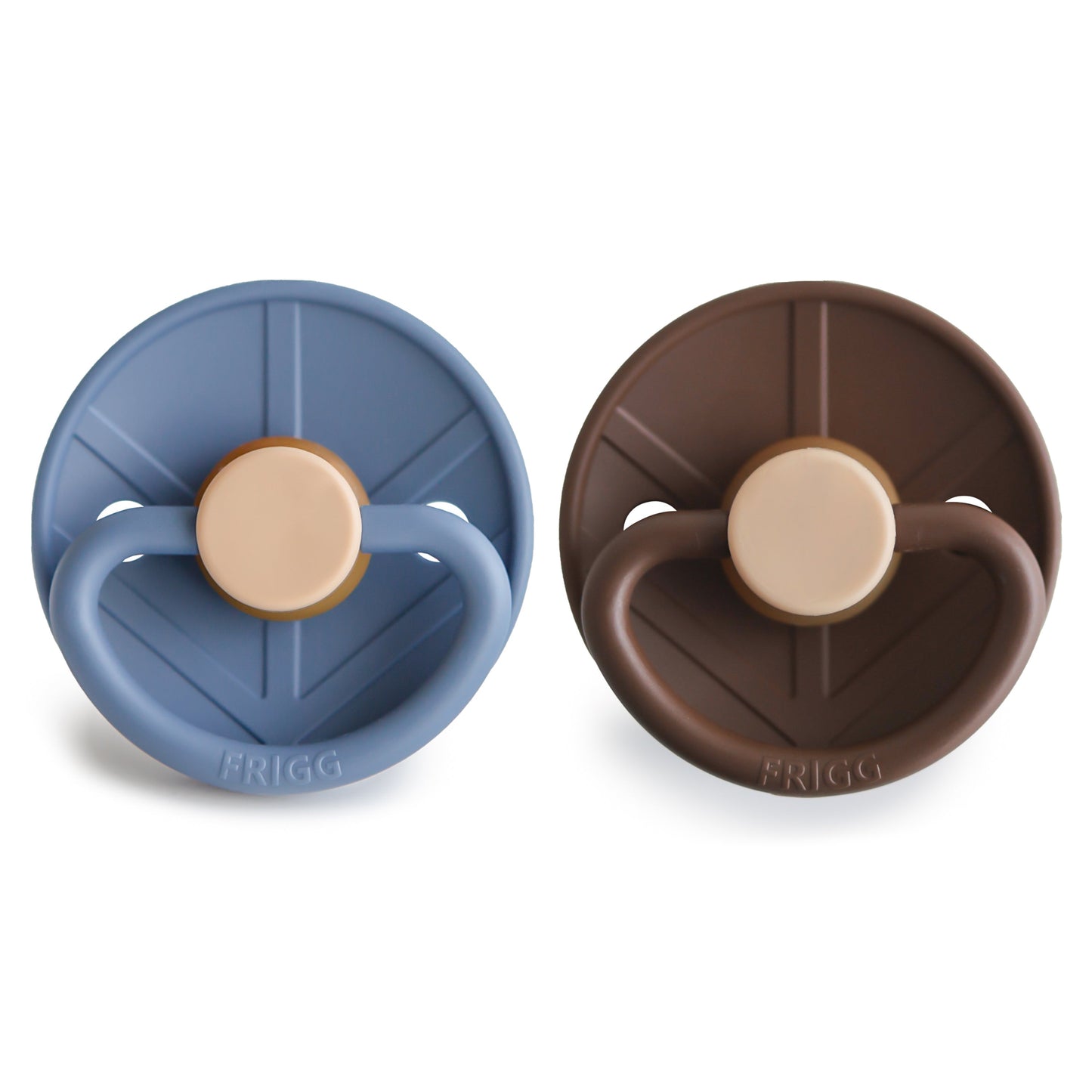 FRIGG Little Viking Natural Rubber Pacifier 2-Pack - Babies in Bloom