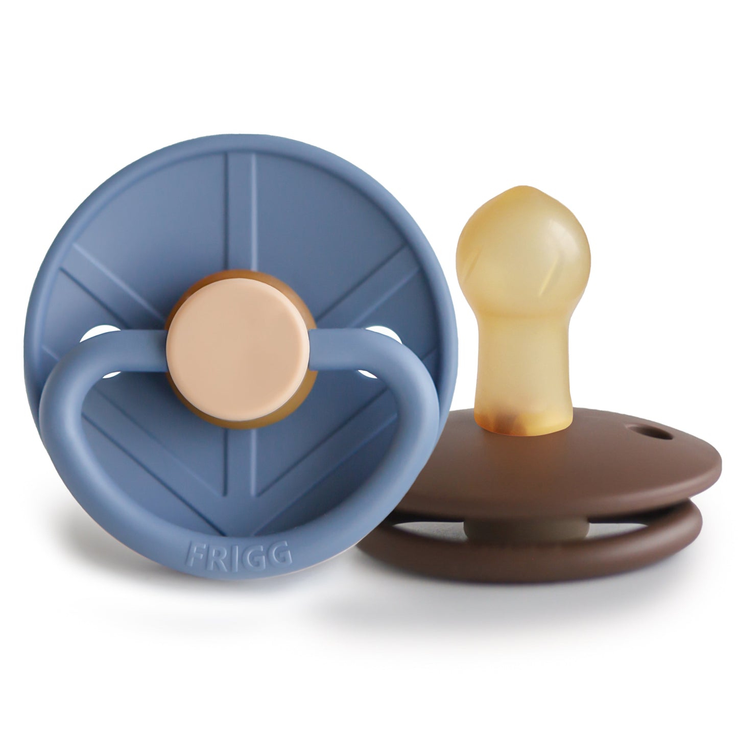 FRIGG Little Viking Natural Rubber Pacifier 2-Pack - Babies in Bloom