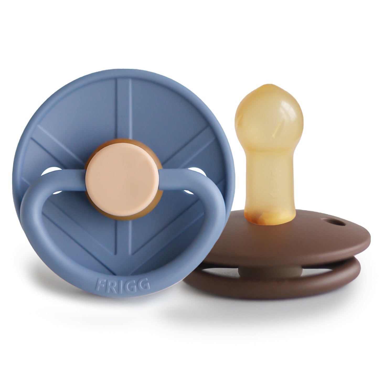 FRIGG Little Viking Natural Rubber Pacifier 2-Pack - Babies in Bloom