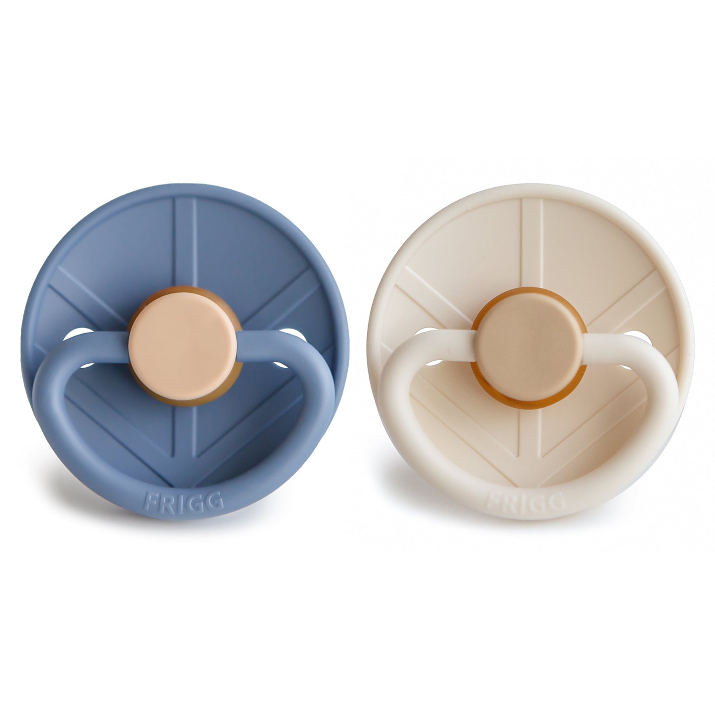 FRIGG Little Viking Natural Rubber Pacifier 2-Pack - Babies in Bloom