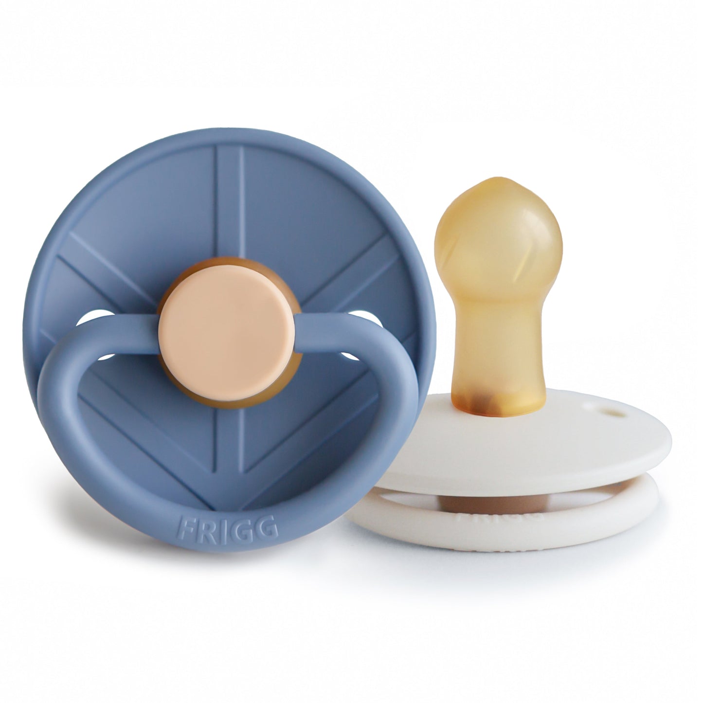 FRIGG Little Viking Natural Rubber Pacifier 2-Pack - Babies in Bloom