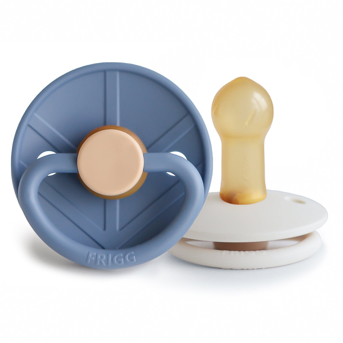 FRIGG Little Viking Natural Rubber Pacifier 2-Pack - Babies in Bloom