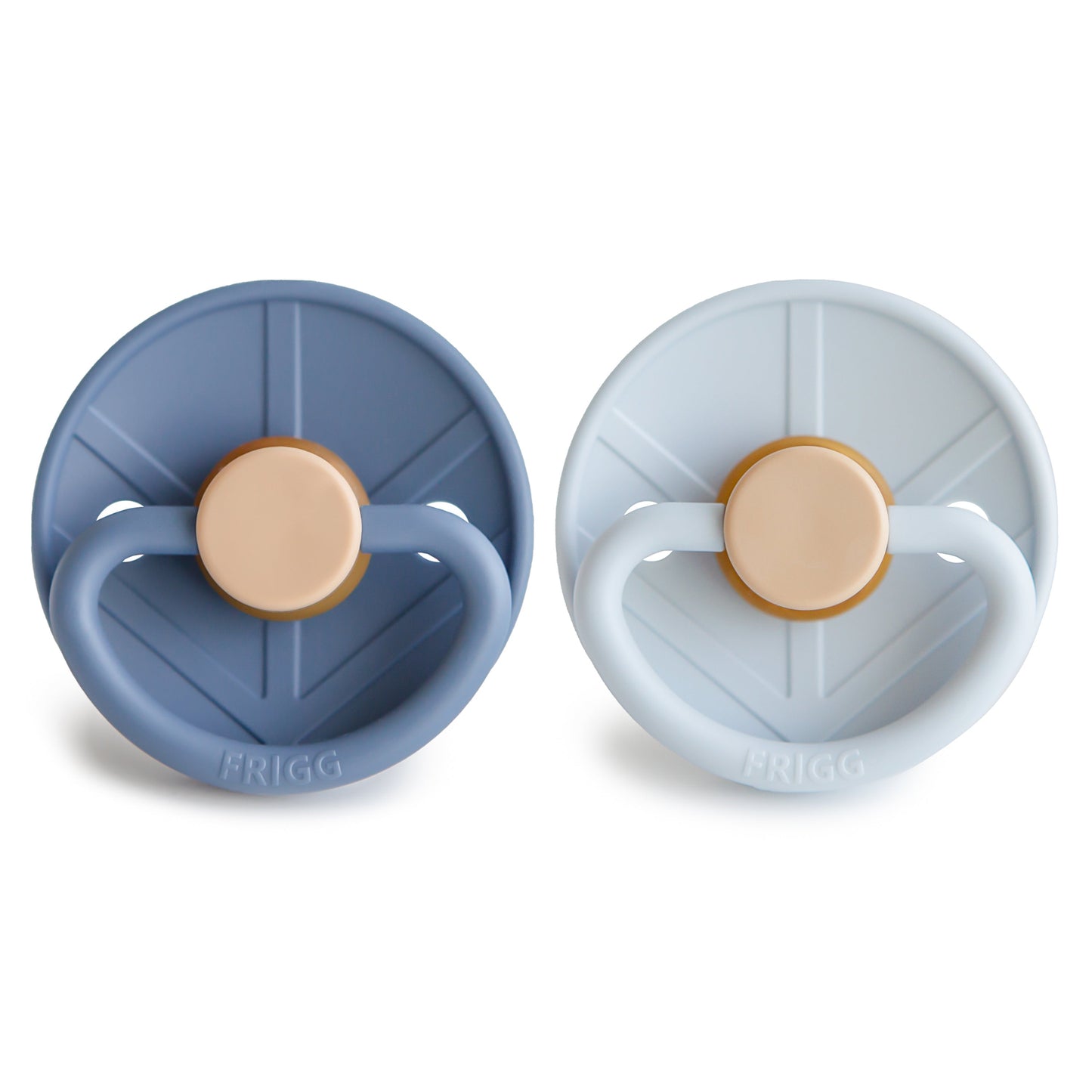 FRIGG Little Viking Natural Rubber Pacifier 2-Pack - Babies in Bloom
