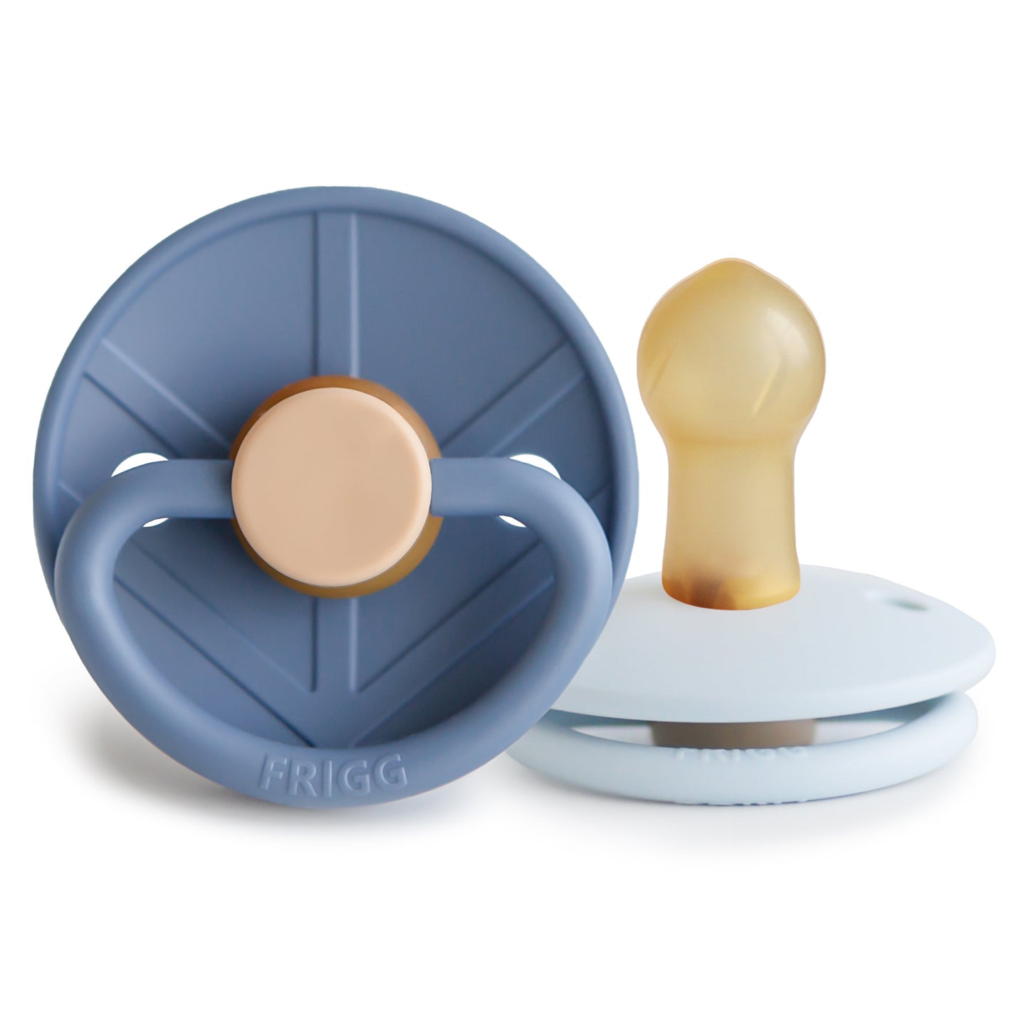 FRIGG Little Viking Natural Rubber Pacifier 2-Pack - Babies in Bloom